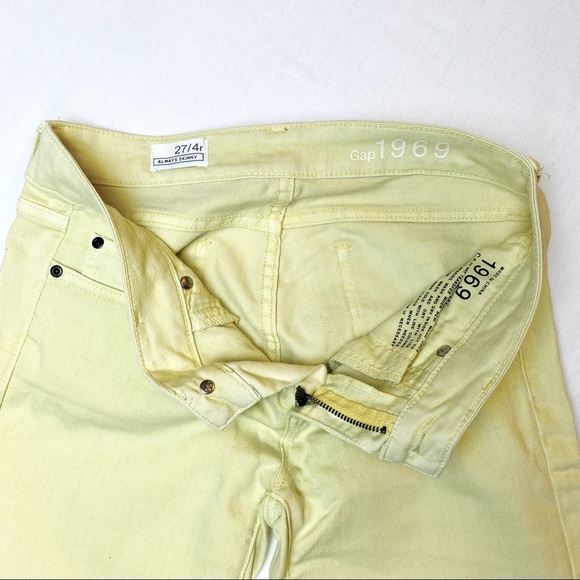 Gap | Yellow Skinny Jeans - Always Skinny - Picture 4 of 4